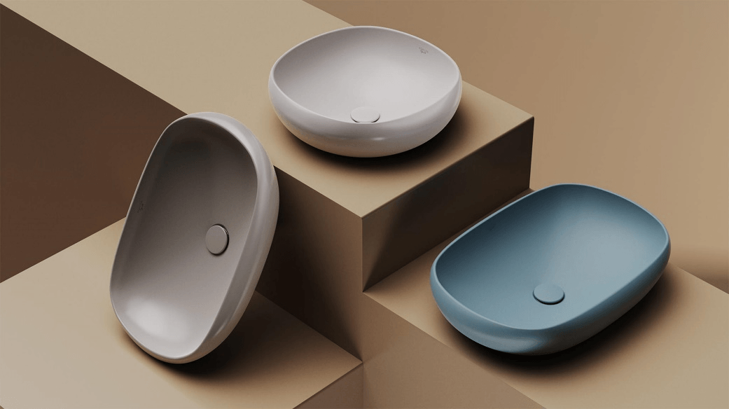 科勒精选珀蒂嘉台上盆(Poetica Basin Collection)陶瓷材质静谧而优雅