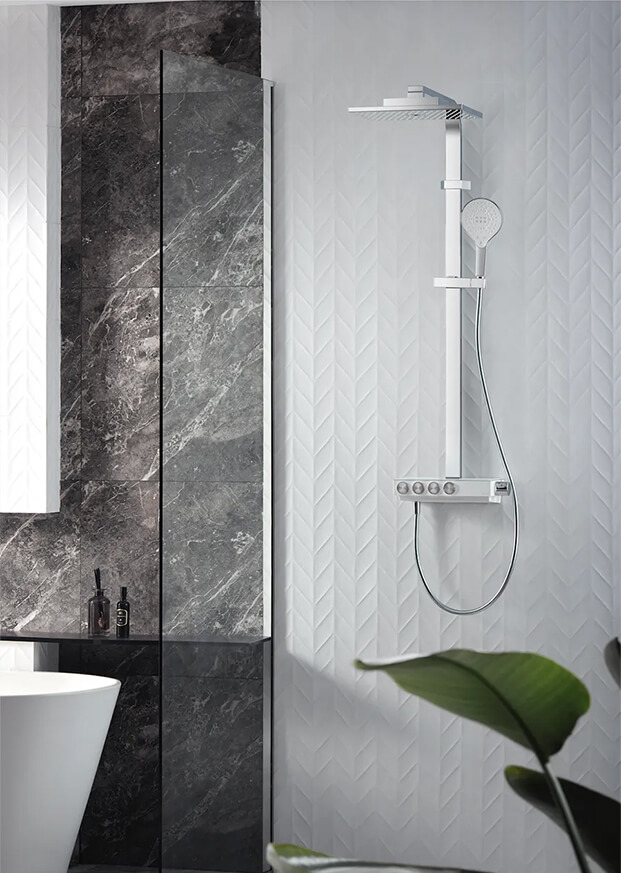 艾贝 + 灵控恒温三出水淋浴柱